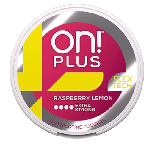On! Plus Raspberry Lemon Extra Strong